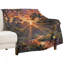 Jeté en flanelle Sunset Forest River-134400152