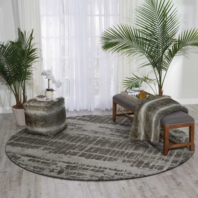 Tapis gris anthracite moderne Cannes