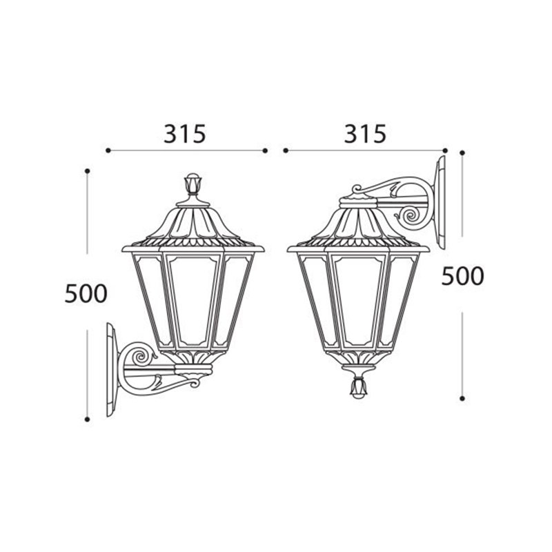 Virdi Outdoor Wall Lantern