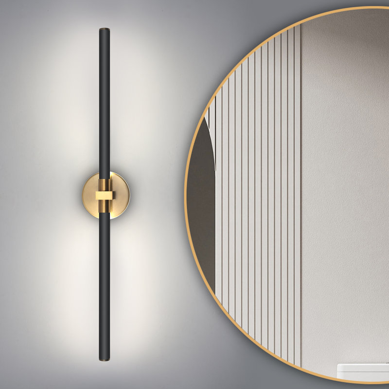 Jaiman 2-Light 31'' LED 4000K Vanity Light Bath Bar for Bathroom, Gold