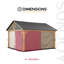 Curtain for Sunjoy cedar wood gazebos-88942679