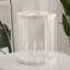 6-inch Clear Round Plastic Cake Gift Box with Ribbon