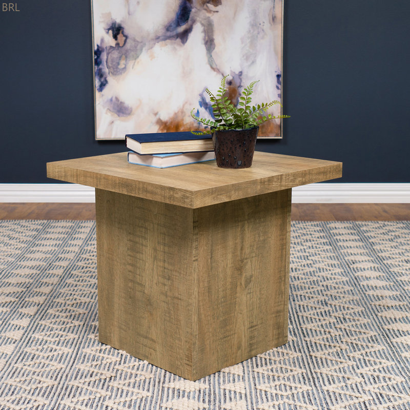 Exeter Mango Square  Table, 21.75" H x 23.5" W x 23.5" L