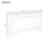 High-Quality Entryway Console Table with 4  Spacious Drawersm,1 Practical Bottom ShelfLong Legs, for Hallway, Foyer