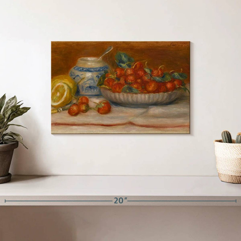 Yarlin Strawberries 1905, 8" H x 12" W