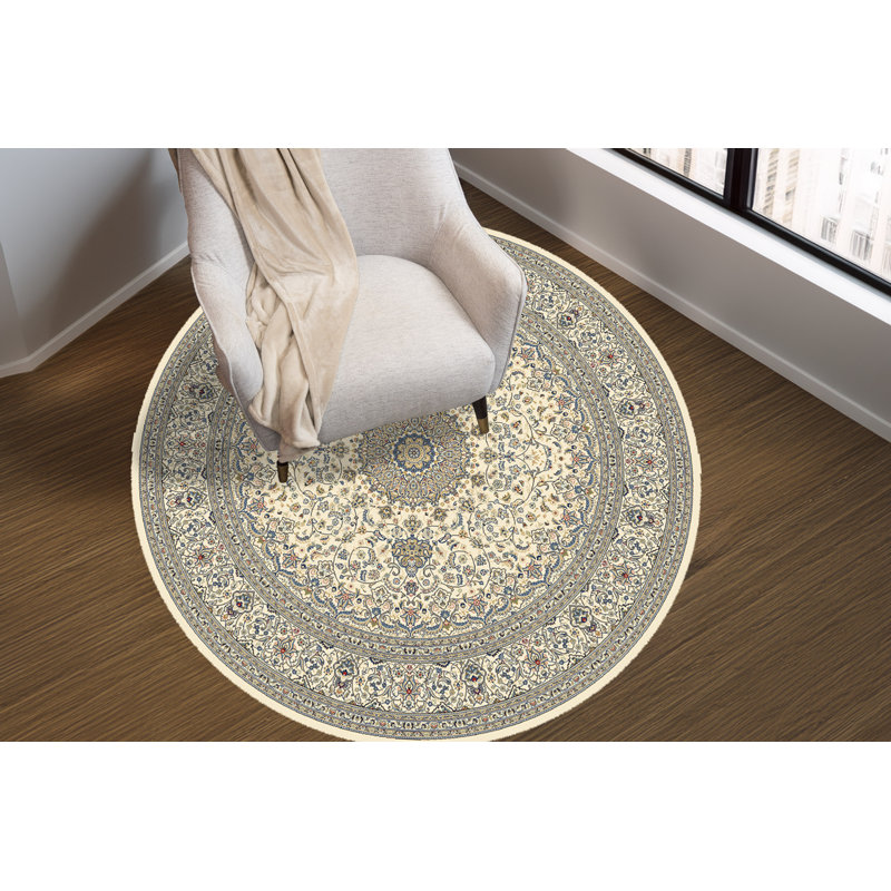 Attell Oriental Indoor Rug, Round 7'10"