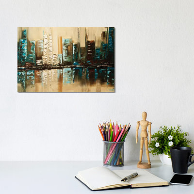 City Of Helios by Osnat Tzadok - Wrapped Canvas Gallery-Wrapped Canvas Giclée