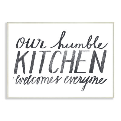 «Minimal Our Humble Kitchen Expression Text» par Katie Doucette - impression d'art graphique