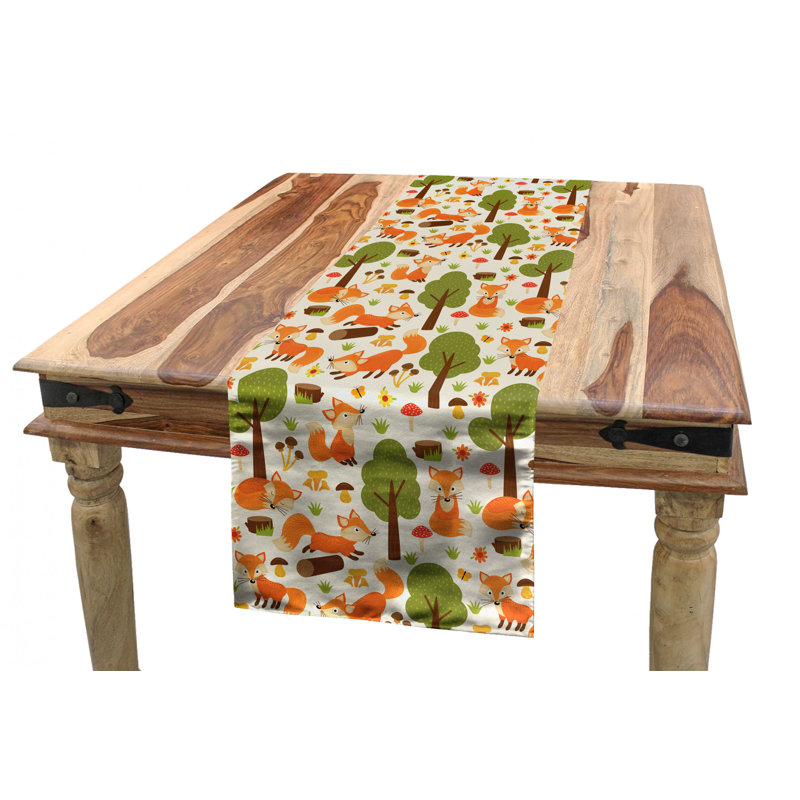 Chemin de table géométrique, 120 po x 16 po