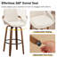 Swivel Upholstered Counter Stool-524958414-524958412