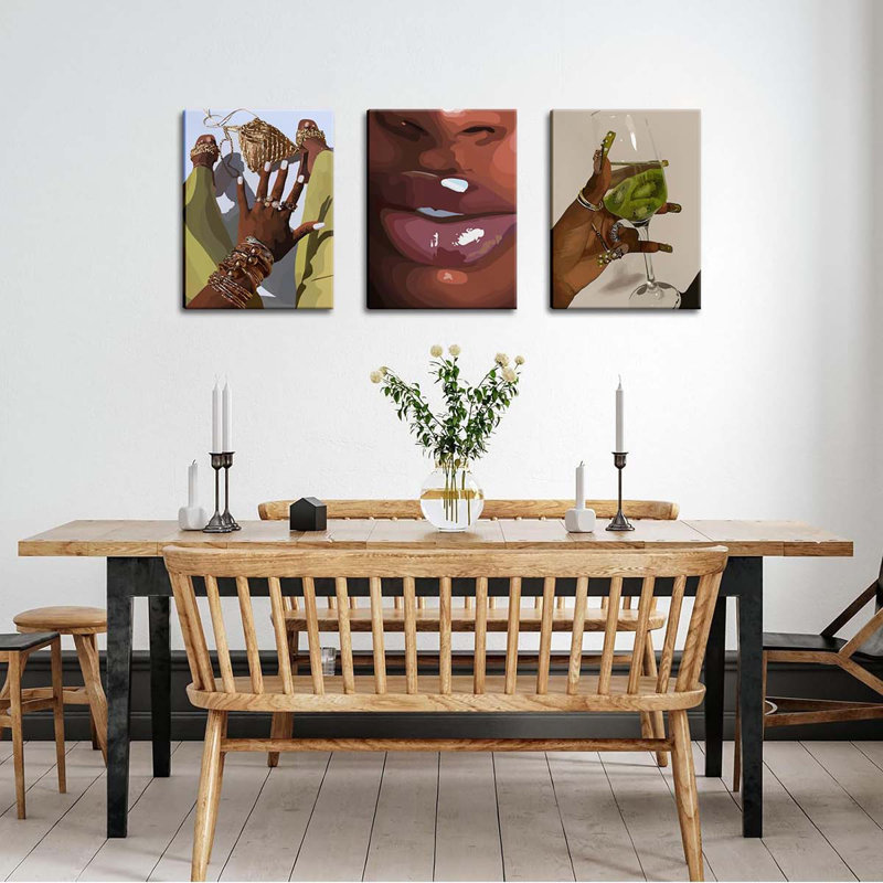 3 Piece Wrapped Canvas Print