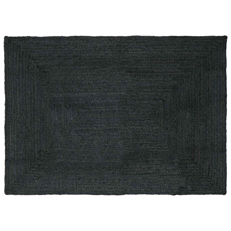 Solid Colour Hand Braided Area Rug, Rectangle 240 x 340 cm