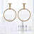 Wall Mounted Towel Ring with Concealed Mounting Hardware-103461793