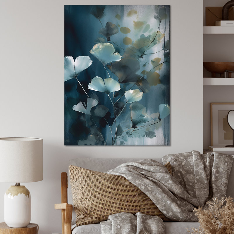 Rudaina Mystique de fougère II sur toile, H 20 po x l 12 po x P 1 po, Toile tendue