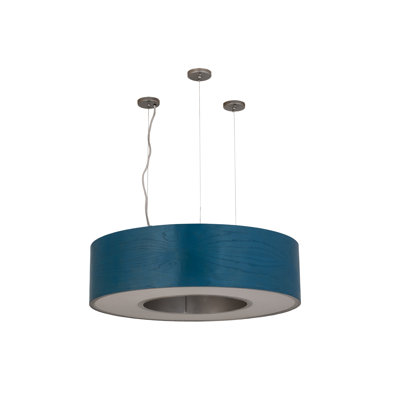 Cilindro - Light Nickel LED Unique/Statement Pendant