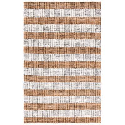 Hand-Woven Striped Performance Rug