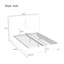 Grand lit plateforme hydraulique avec rangement, soutien solide, cuir synthétique confortable, structure relevable moderne Sensor Night, doux-812541829