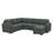 Hoelscher U Shaped Sleeper Corner Sectional Pull Out Sofa Bed With Storage Space-115950842
