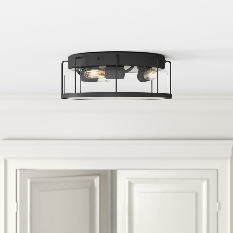 Leyden Glass Flush Mount