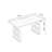 Walnut Rectangular Hight adjustable Solid wood Desks-108352761