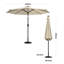 Aiso 3m Traditional Parasol with LED Light-1117671541