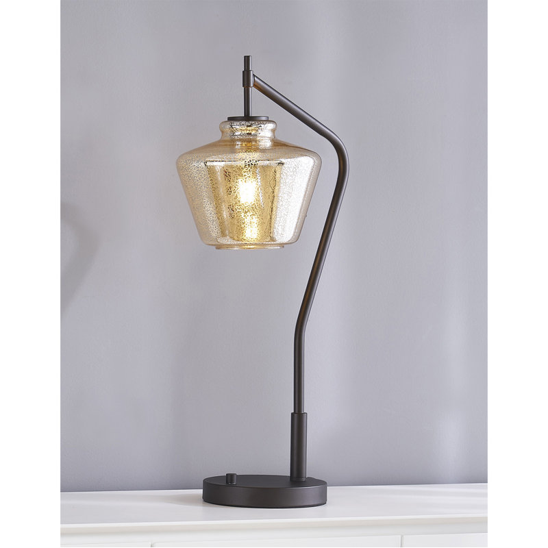 Lampe de table 26,5 "Cafe, Mercurisé, Bronze foncé