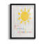 «You Are My Sunshine», reproduction d'art textuel sur papier encadré-738139550-738139545