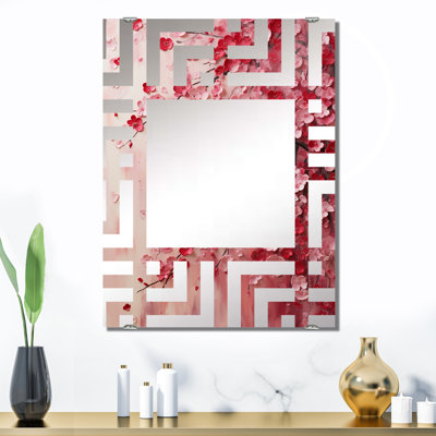 Décoration murale Gracian - Miroir cerise MIR132502