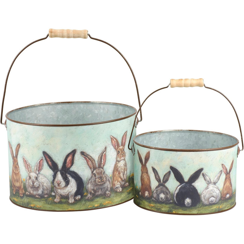  Ensemble de seaux Garden Bunny Friends