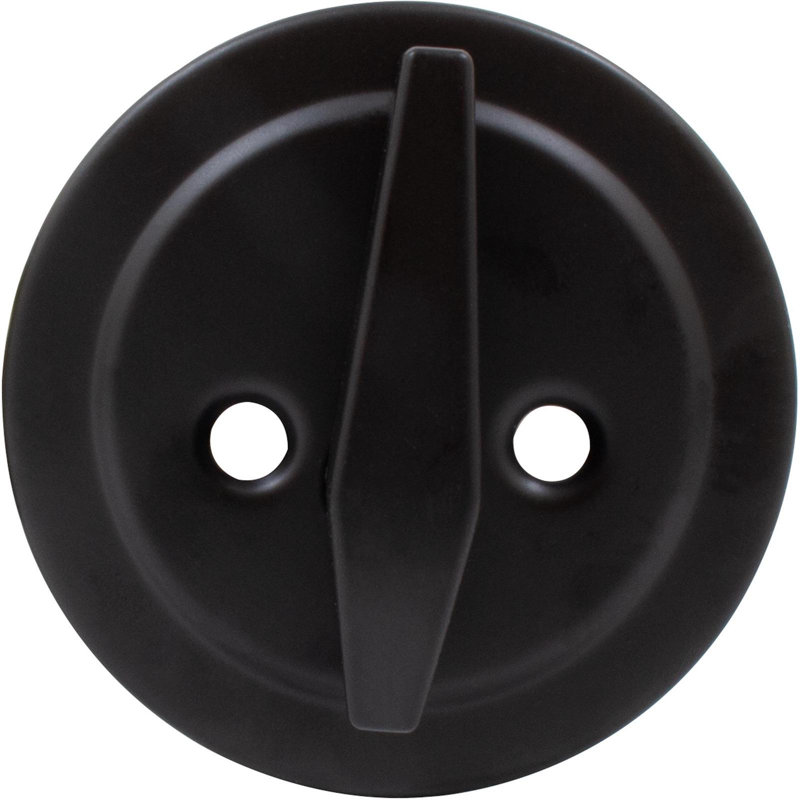 Verrou cylindrique simple, Noir mat