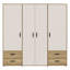 Mokkaro Manufactured Wood Wardrobe
