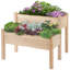 Lit de jardin surélevé, jardinière surélevée, 34 po x 34 po x 28 po-283133797