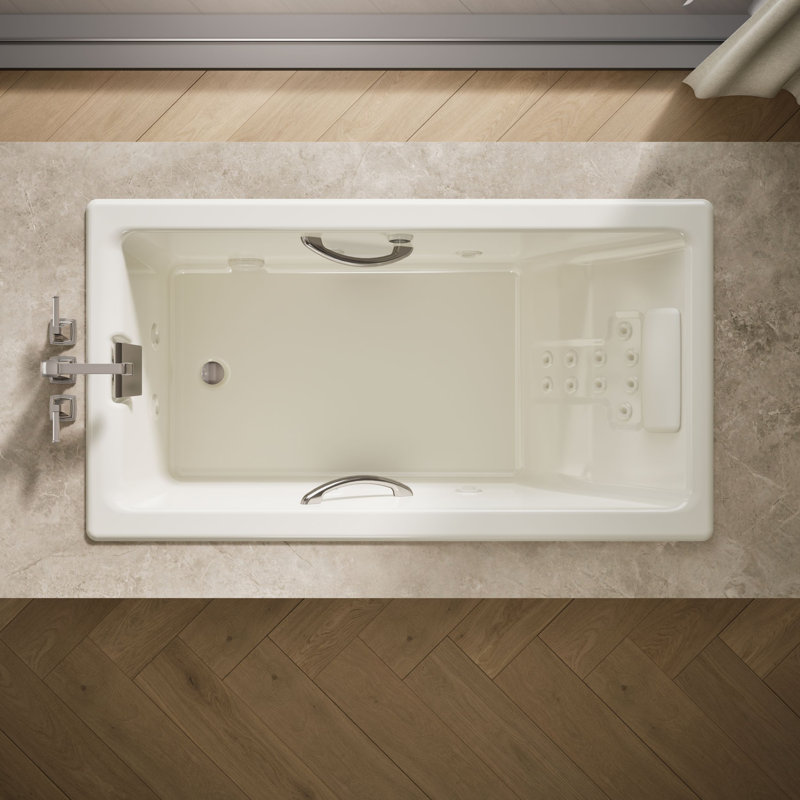 Tea-for-Two® Massage Whirlpool Bath, Biscuit