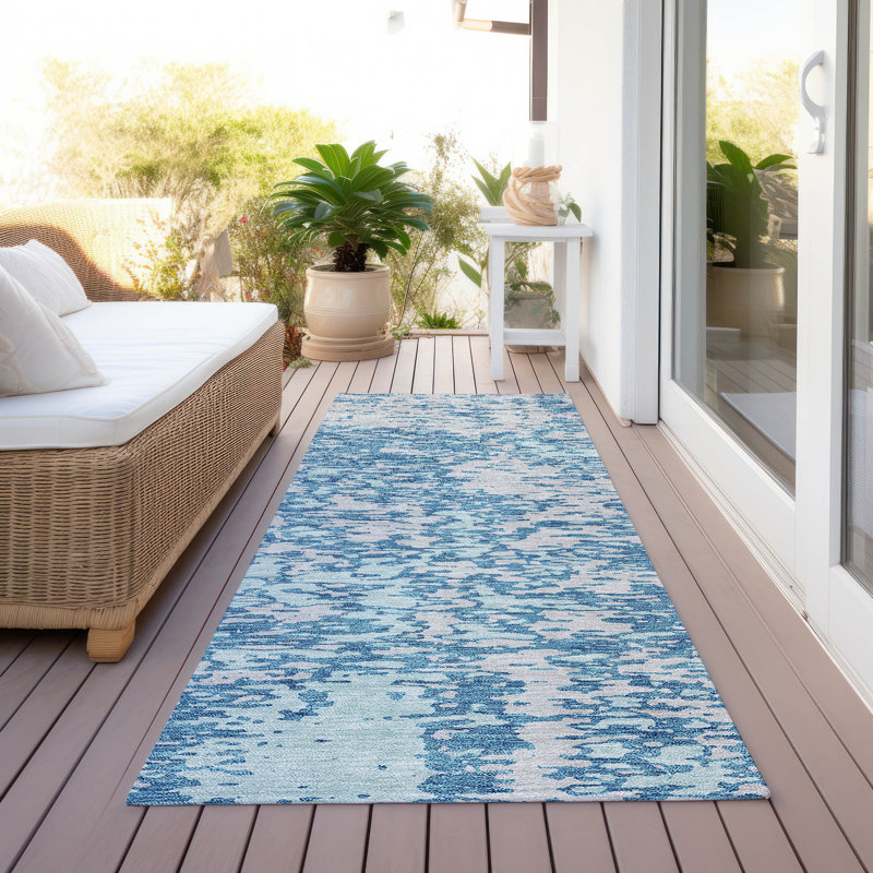 Alegandro Area Rug with Non-Slip Backing, Runner 2'3" x 7'6"