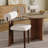 71" Modern Oval Dining Table Set With 6 Dining Chairs