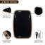 Miroir de salle de bain ovale moderne | Cadre en acier inoxydable-414513853-424648700