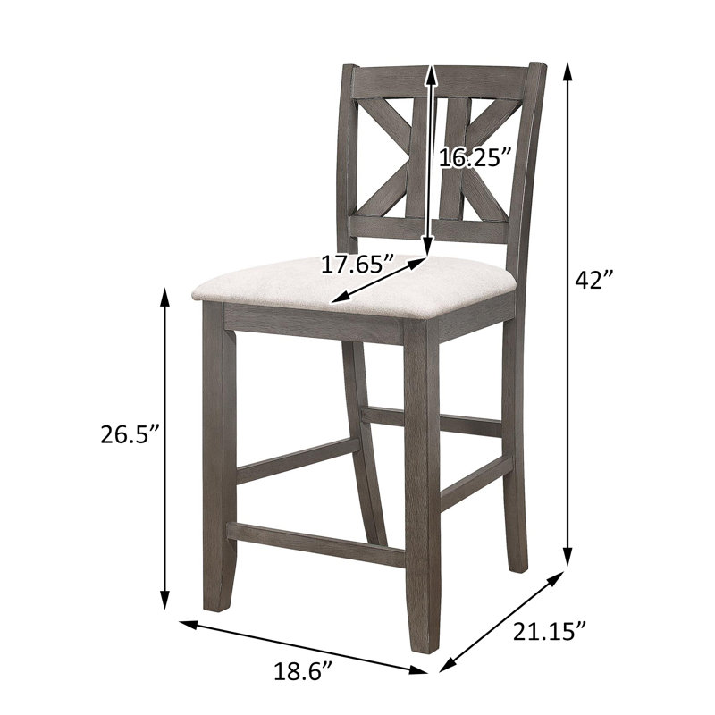 Tabouret de comptoir 26,5 po Brydyn