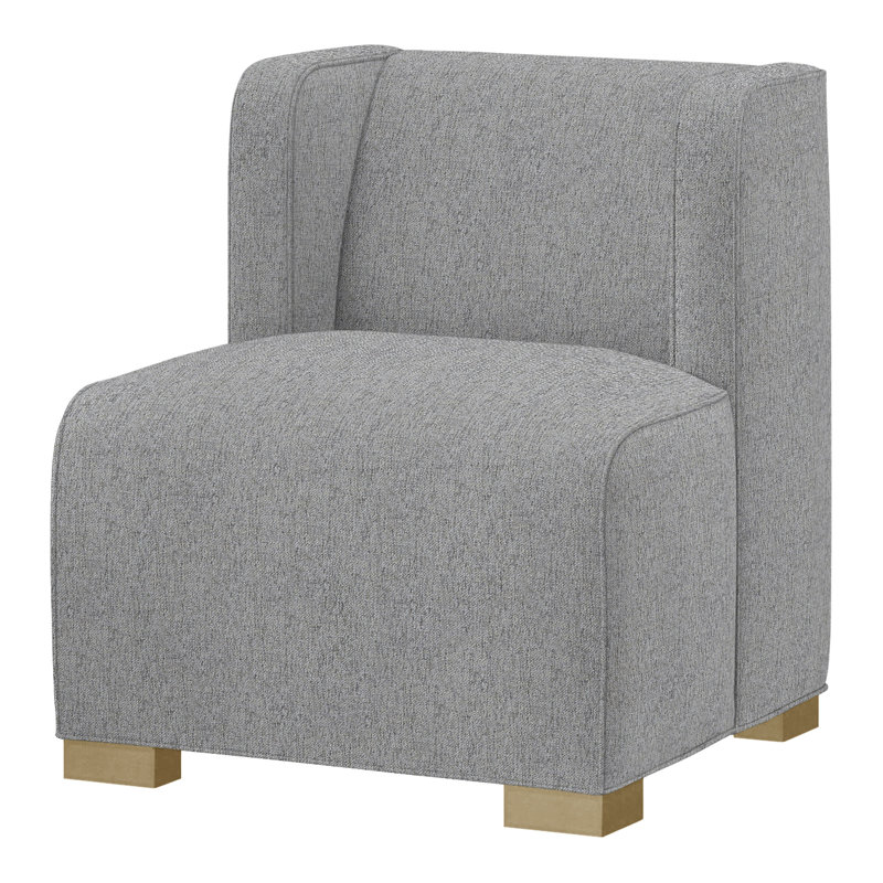TAU Upholstery Slipper Chair, Dune, Milsap Spray (Performance fabric) 1356-93