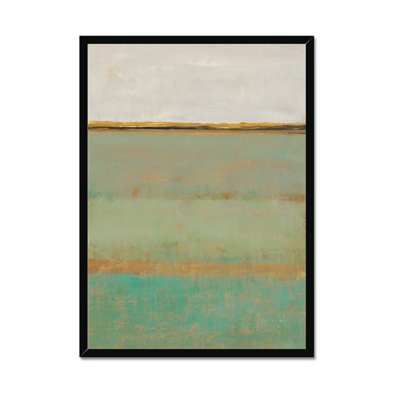 Verdant Field II by Timothy O' Toole - Painting, Black Framed Paper Print, 80cm H x 55cm W