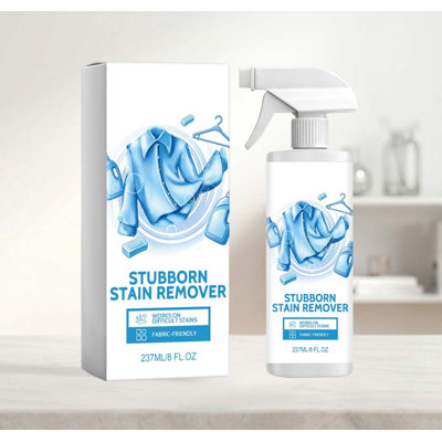 stain cleaning agent Stain Remover Spray 237ml Fabric-Friendly Clothes Stain Cleaner For Food Oil And Tough Stains Color-Safe Gentle  For Delicate  Colored Fabrics