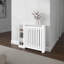 Armoire pour radiateur, 3 tablettes, blanc-123460238