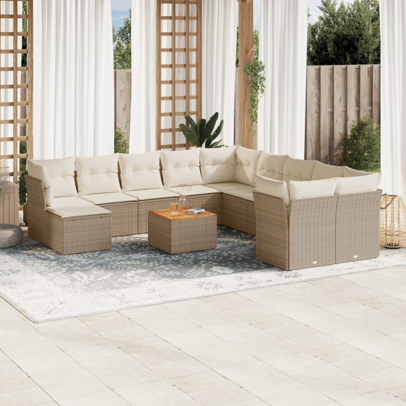 Ensemble de canapé de jardin Vidaxl