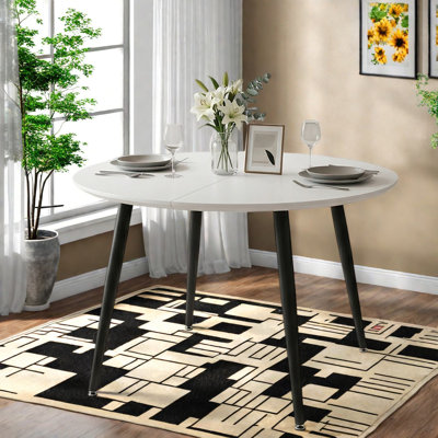 Ensembles de table de salle à manger extensible (doit inclure à la fois la table et la chaise), panneau de fibres à densité moyenne moderne