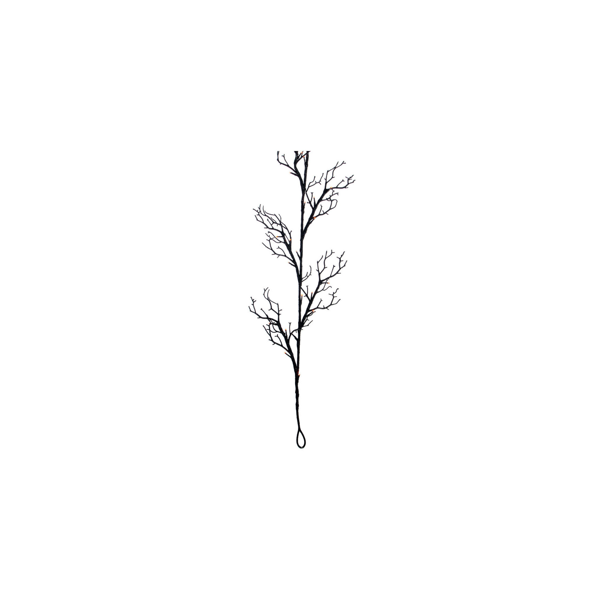 72" L Pre-Lit Twig Halloween Garland 
