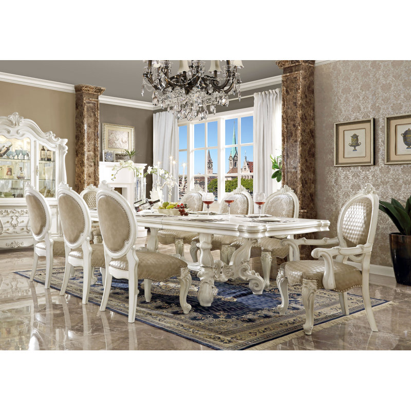 Fauteuil Aubreyona, Blanc os