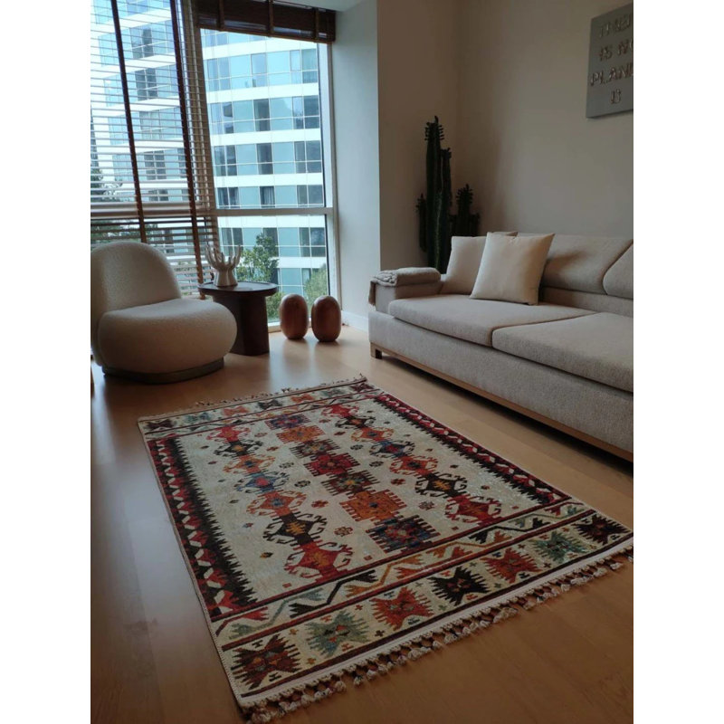 Tapis Toscana avec envers antidérapant, Carré 5 pi 3 po