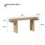 Console rectangulaire avec structure en bois robuste-274364041