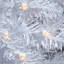 The Holiday Aisle® Dunhill Fir White Tree with Clear Lights-839235934