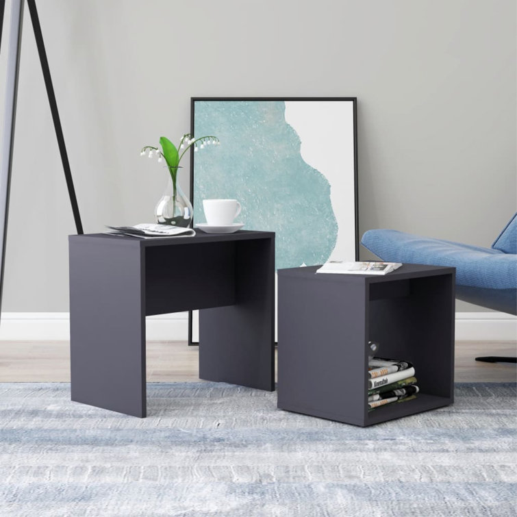 Börkur Frame Nesting Tables Coffee Table with Storage