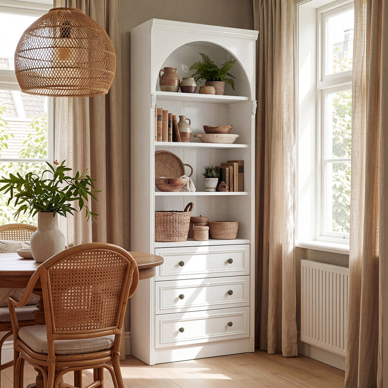 Garde-manger arqué 86,6 po H avec 3 tiroirs